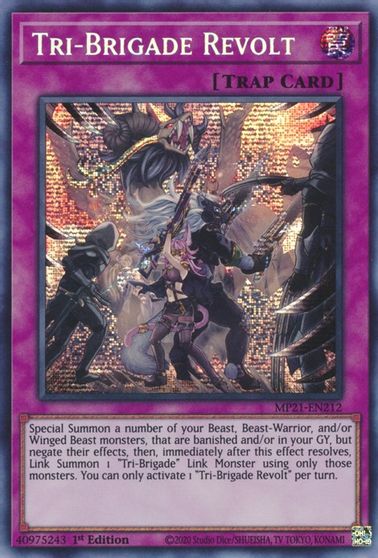 Tri-Brigade Revolt [MP21-EN212] Prismatic Secret Rare | Dragon's Lair Comics and Fantasy Houston TX