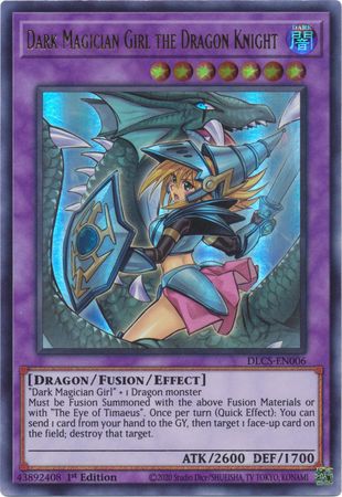 Dark Magician Girl the Dragon Knight (Alternate Art) (Purple) [DLCS-EN006] Ultra Rare | Dragon's Lair Comics and Fantasy Houston TX