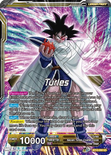 Turles // Turles, Accursed Power (BT15-092) [Saiyan Showdown Prerelease Promos] | Dragon's Lair Comics and Fantasy Houston TX