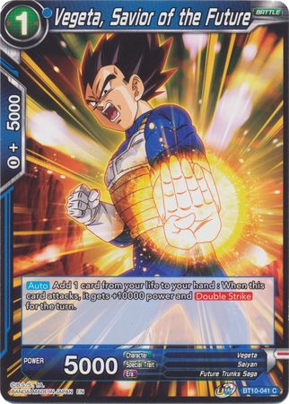 Vegeta, Savior of the Future (BT10-041) [Rise of the Unison Warrior 2nd Edition] | Dragon's Lair Comics and Fantasy Houston TX