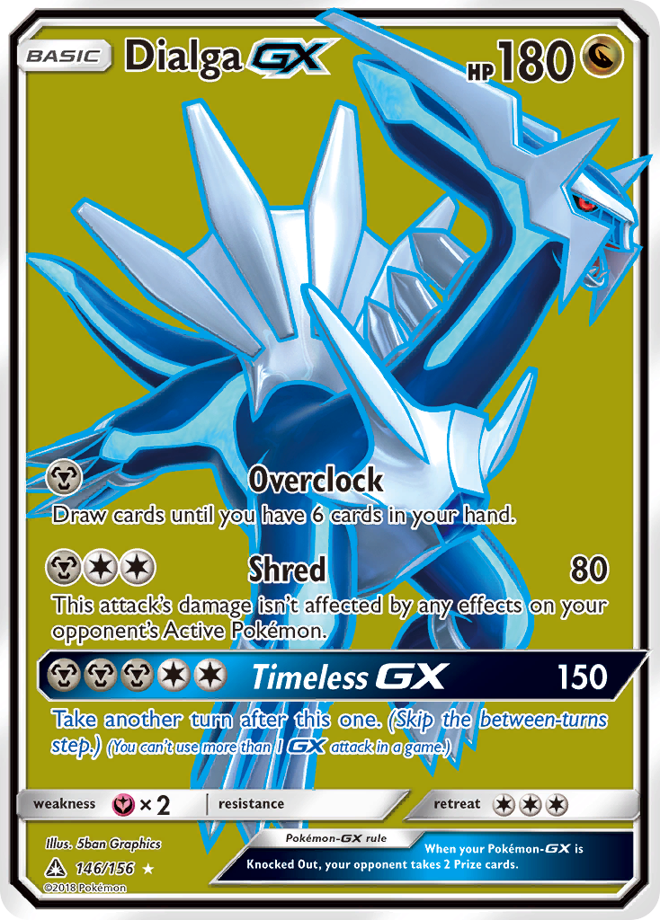 Dialga GX (146/156) [Sun & Moon: Ultra Prism] | Dragon's Lair Comics and Fantasy Houston TX