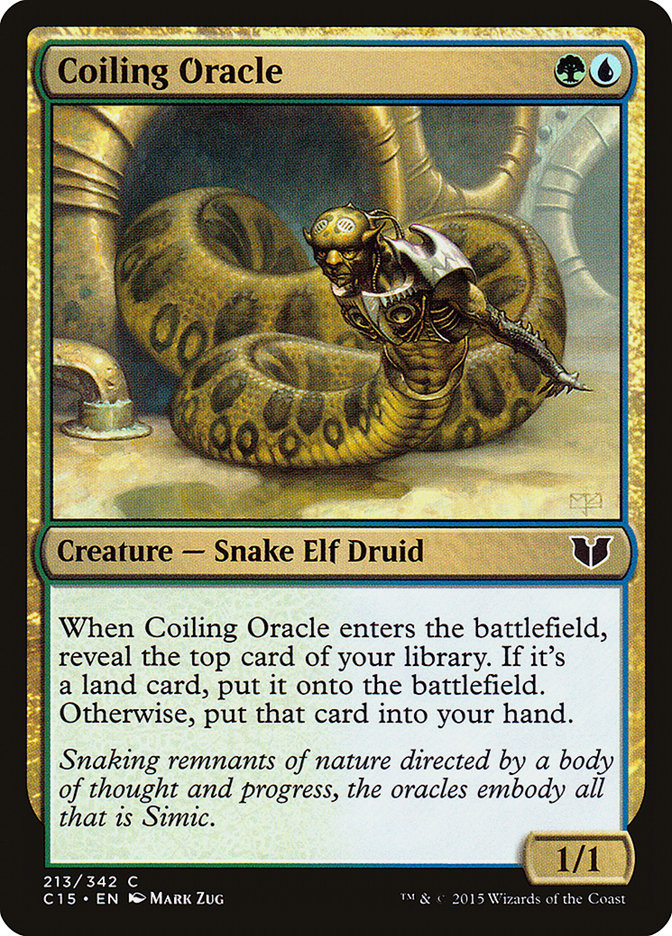 Coiling Oracle [Commander 2015] | Dragon's Lair Comics and Fantasy Houston TX