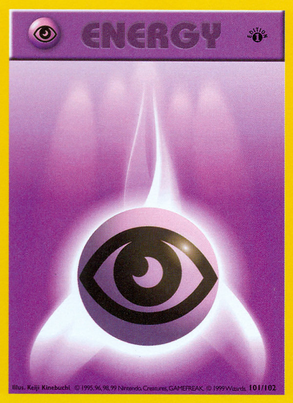 Psychic Energy (101/102) (Shadowless) [Base Set 1st Edition] | Dragon's Lair Comics and Fantasy Houston TX