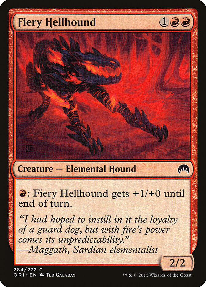 Fiery Hellhound [Magic Origins] | Dragon's Lair Comics and Fantasy Houston TX