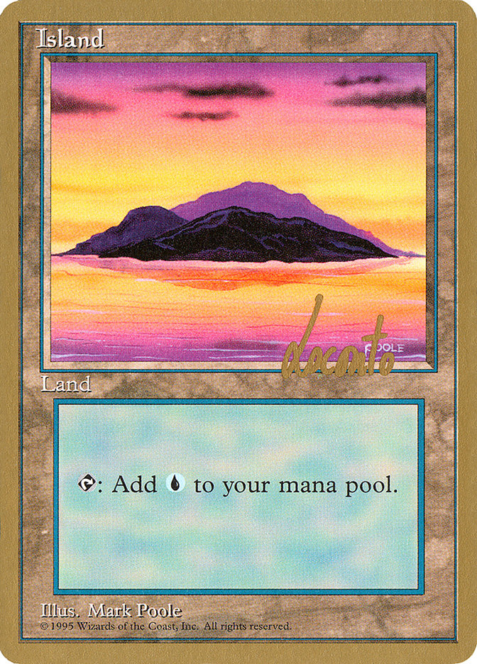 Island (ml368) (Michael Loconto) [Pro Tour Collector Set] | Dragon's Lair Comics and Fantasy Houston TX