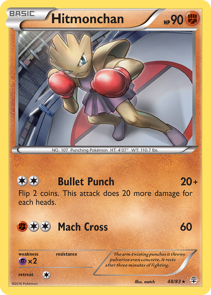 Hitmonchan (48/83) [XY: Generations] | Dragon's Lair Comics and Fantasy Houston TX