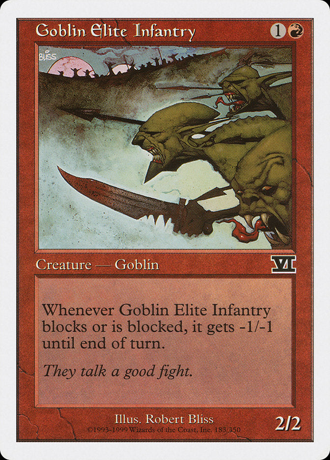 Goblin Elite Infantry [Classic Sixth Edition] | Dragon's Lair Comics and Fantasy Houston TX