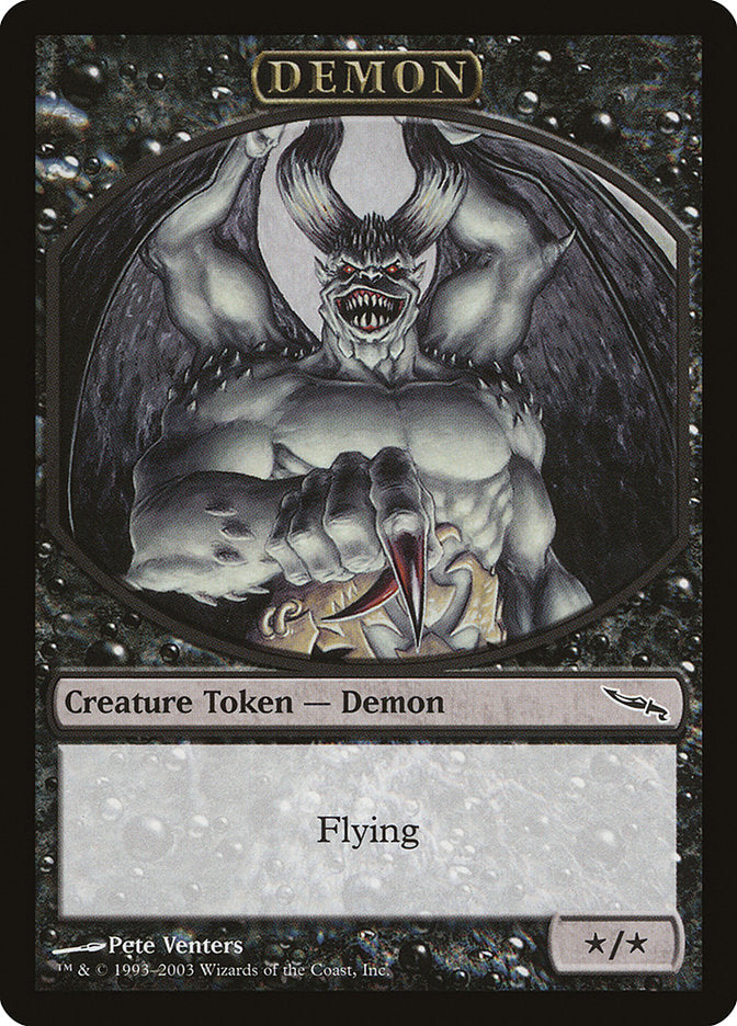 Demon Token [Magic Player Rewards 2003] | Dragon's Lair Comics and Fantasy Houston TX