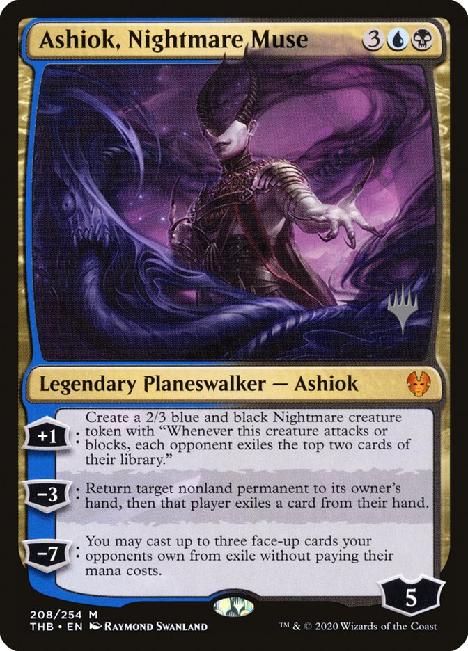 Ashiok, Nightmare Muse (Promo Pack) [Theros Beyond Death Promos] | Dragon's Lair Comics and Fantasy Houston TX