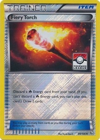 Fiery Torch (89/106) (League Promo) [XY: Flashfire] | Dragon's Lair Comics and Fantasy Houston TX