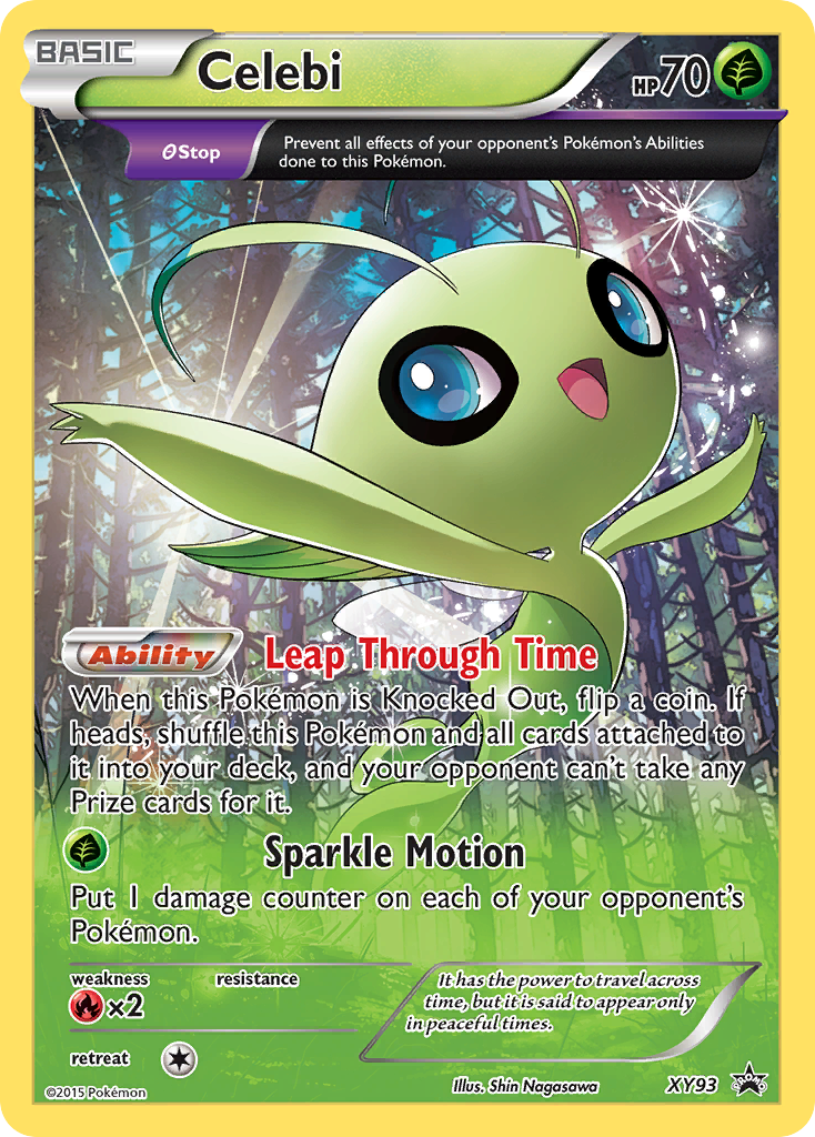 Celebi (XY93) [XY: Black Star Promos] | Dragon's Lair Comics and Fantasy Houston TX