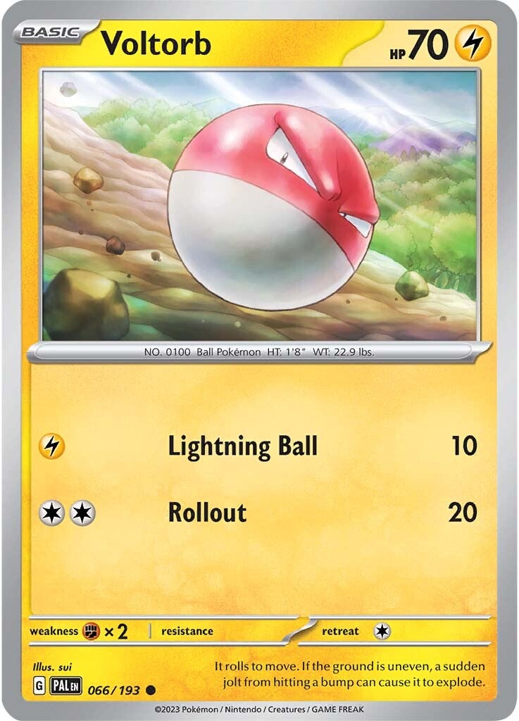 Voltorb (066/193) [Scarlet & Violet: Paldea Evolved] | Dragon's Lair Comics and Fantasy Houston TX