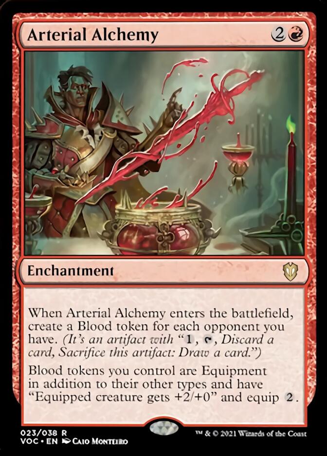 Arterial Alchemy [Innistrad: Crimson Vow Commander] | Dragon's Lair Comics and Fantasy Houston TX