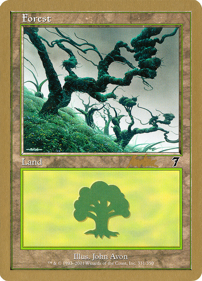 Forest (bk331) (Brian Kibler) [World Championship Decks 2002] | Dragon's Lair Comics and Fantasy Houston TX