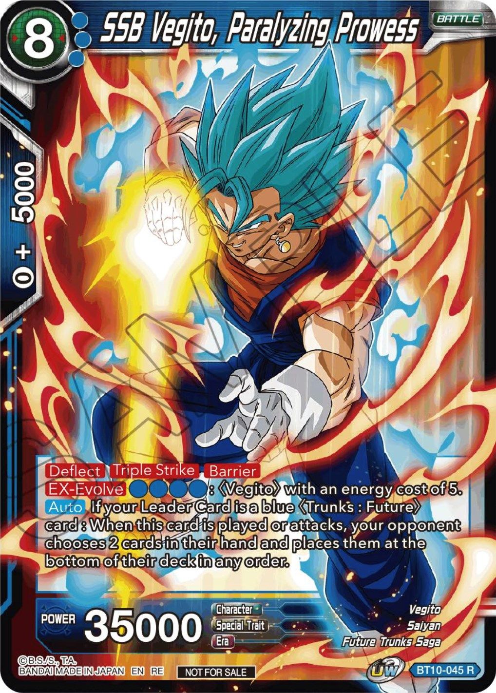 SSB Vegito, Paralyzing Prowess (Championship Selection Pack 2023 Vol.1) (BT10-045) [Tournament Promotion Cards] | Dragon's Lair Comics and Fantasy Houston TX