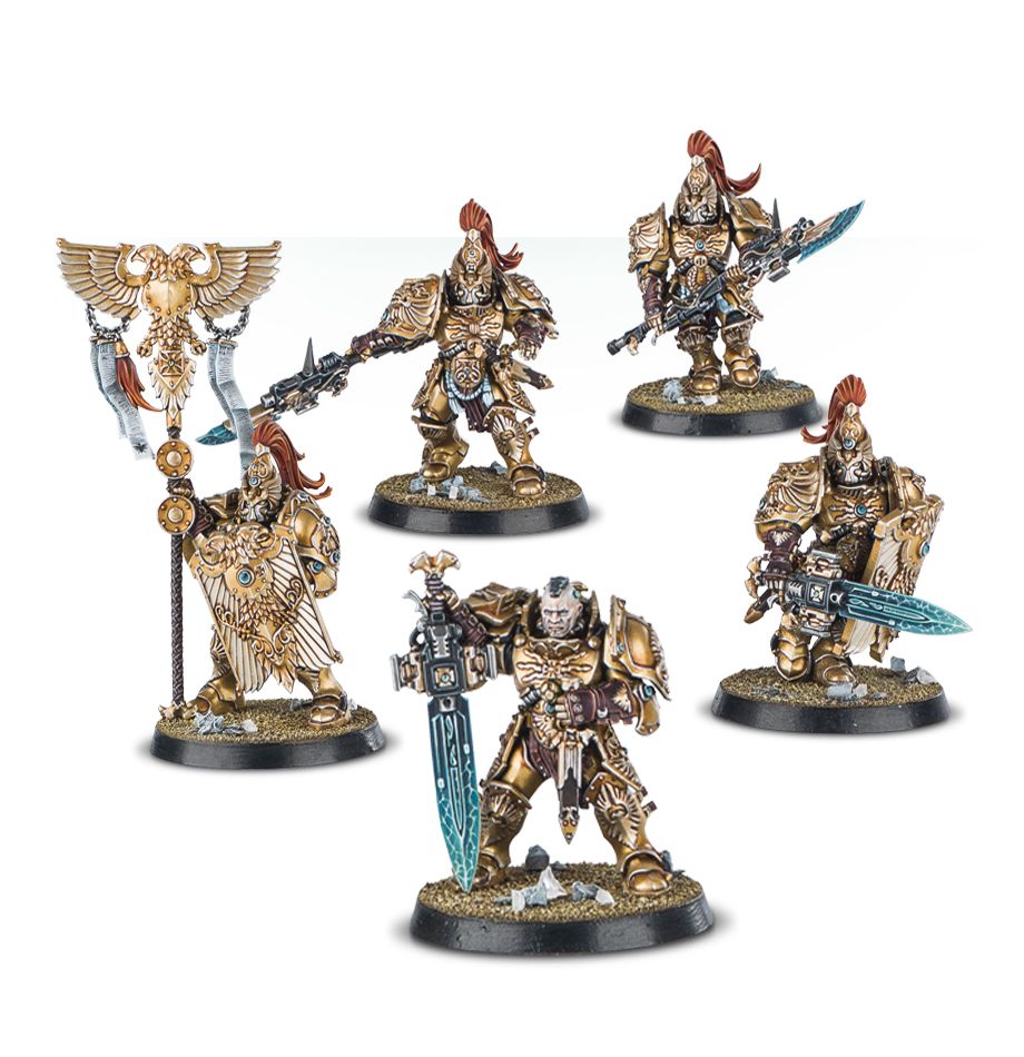 Warhammer 40K: Adeptus Custodes Custodian Guard Squad | Dragon's Lair Comics and Fantasy Houston TX