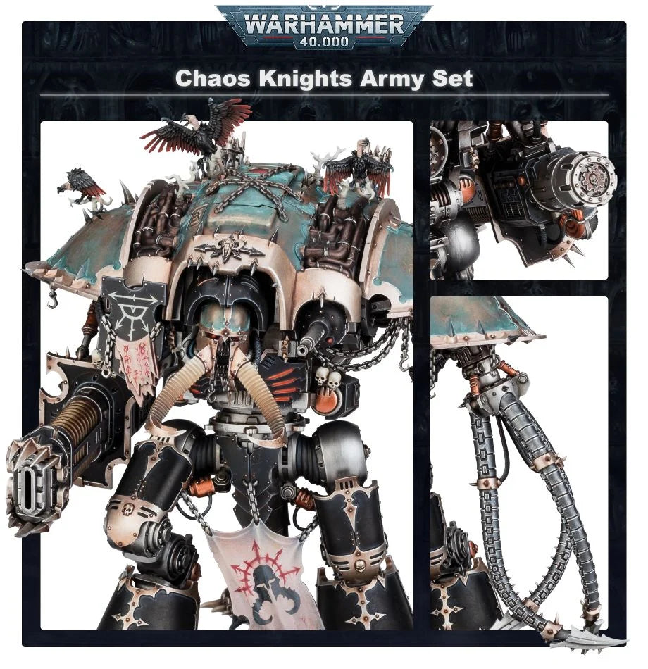 Warhammer 40K: Chaos Knights Army Set | Dragon's Lair Comics and Fantasy Houston TX