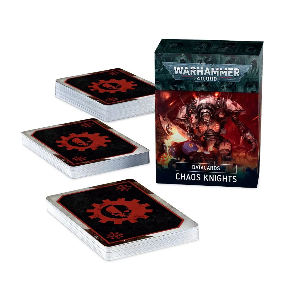 CL Warhammer 40K: Chaos Knights Data Cards | Dragon's Lair Comics and Fantasy Houston TX