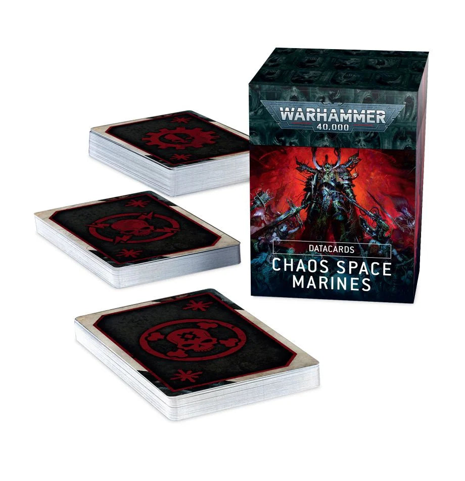 Warhammer 40K: Datacards Chaos Space Marines ( OBSLETE) | Dragon's Lair Comics and Fantasy Houston TX