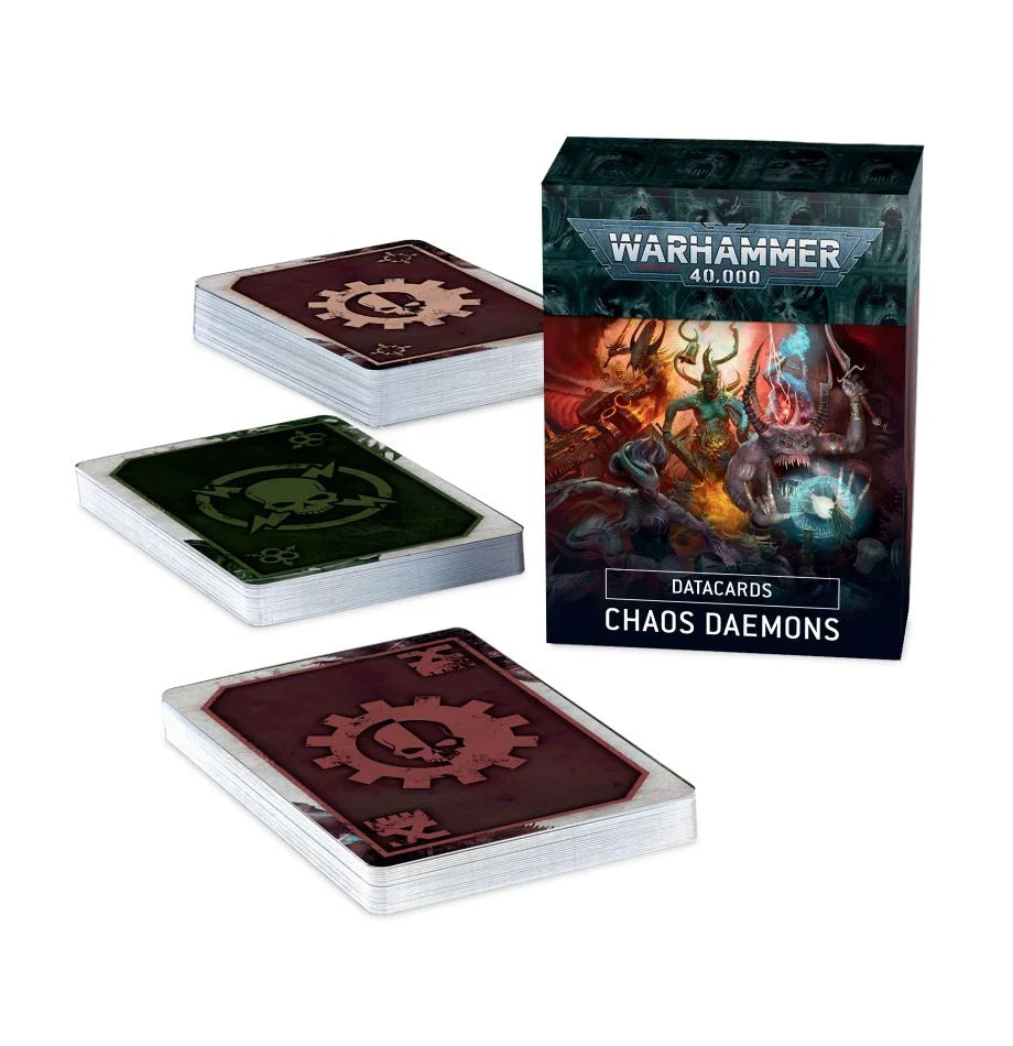 Warhammer 40K: Chaos Daemons Datacards | Dragon's Lair Comics and Fantasy Houston TX