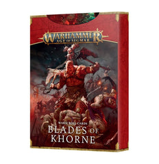 Warhammer Age of Sigmar: Warscroll Cards Blades of Khorne | Dragon's Lair Comics and Fantasy Houston TX