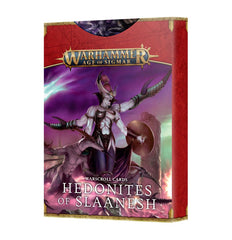 Warhammer Age of Sigmar: Warscroll Cards Hedonites of Slaanesh | Dragon's Lair Comics and Fantasy Houston TX