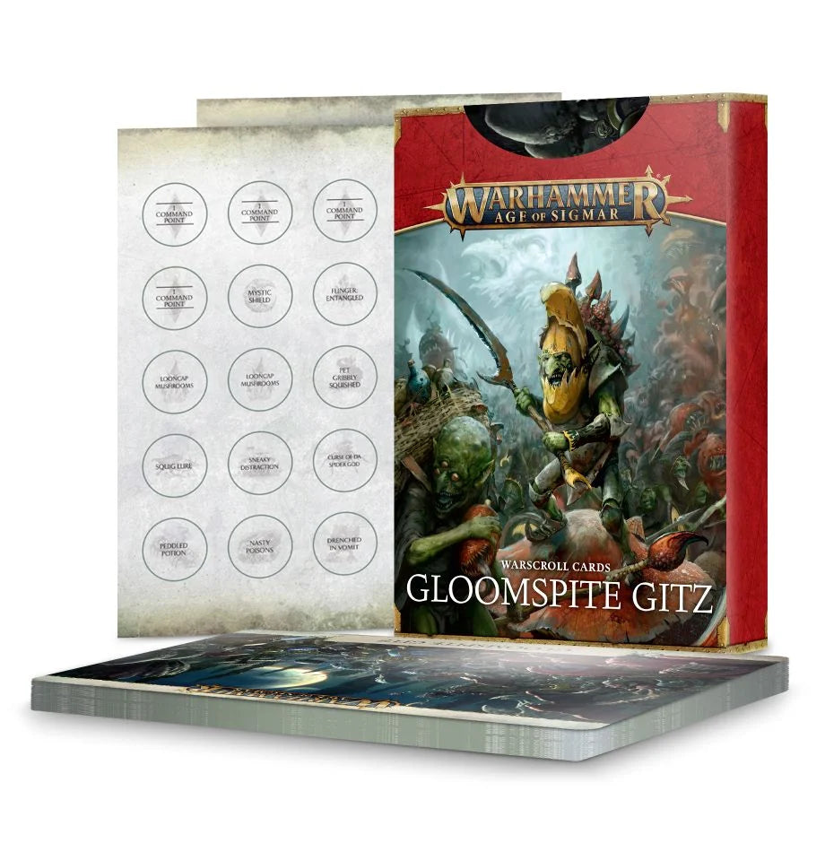 Warhammer Age of Sigmar: Gloomspite Gitz Warscroll Cards | Dragon's Lair Comics and Fantasy Houston TX