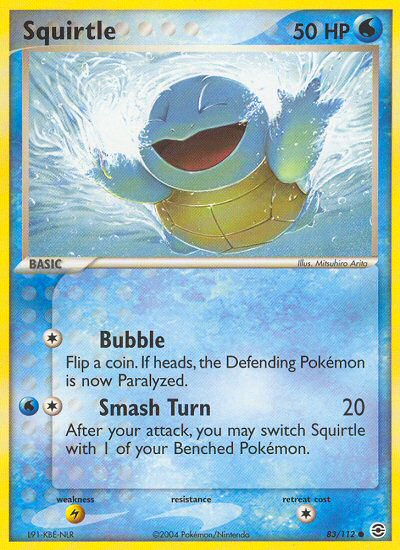 Squirtle (83/112) [EX: FireRed & LeafGreen] | Dragon's Lair Comics and Fantasy Houston TX