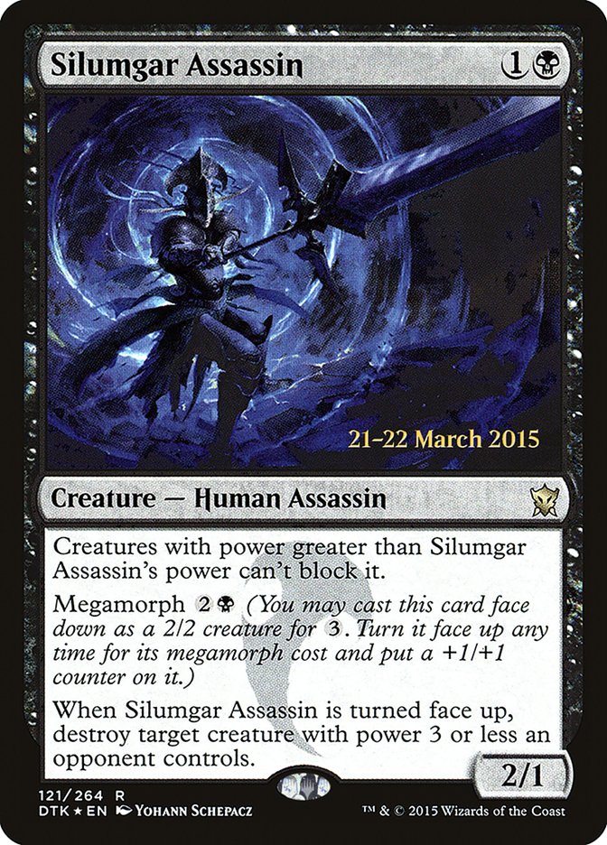 Silumgar Assassin [Dragons of Tarkir Prerelease Promos] | Dragon's Lair Comics and Fantasy Houston TX