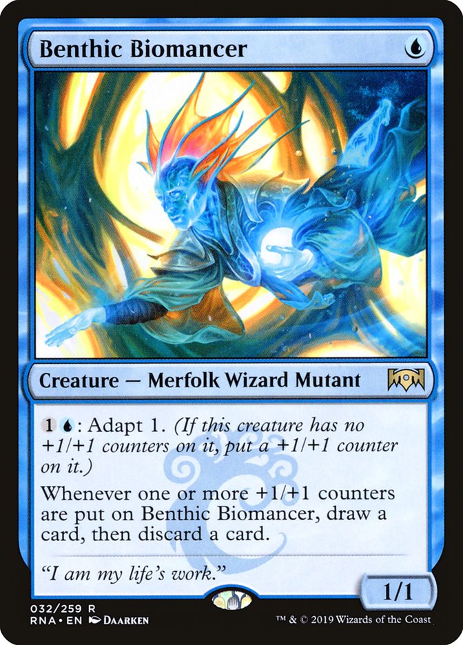 Benthic Biomancer [Ravnica Allegiance] | Dragon's Lair Comics and Fantasy Houston TX