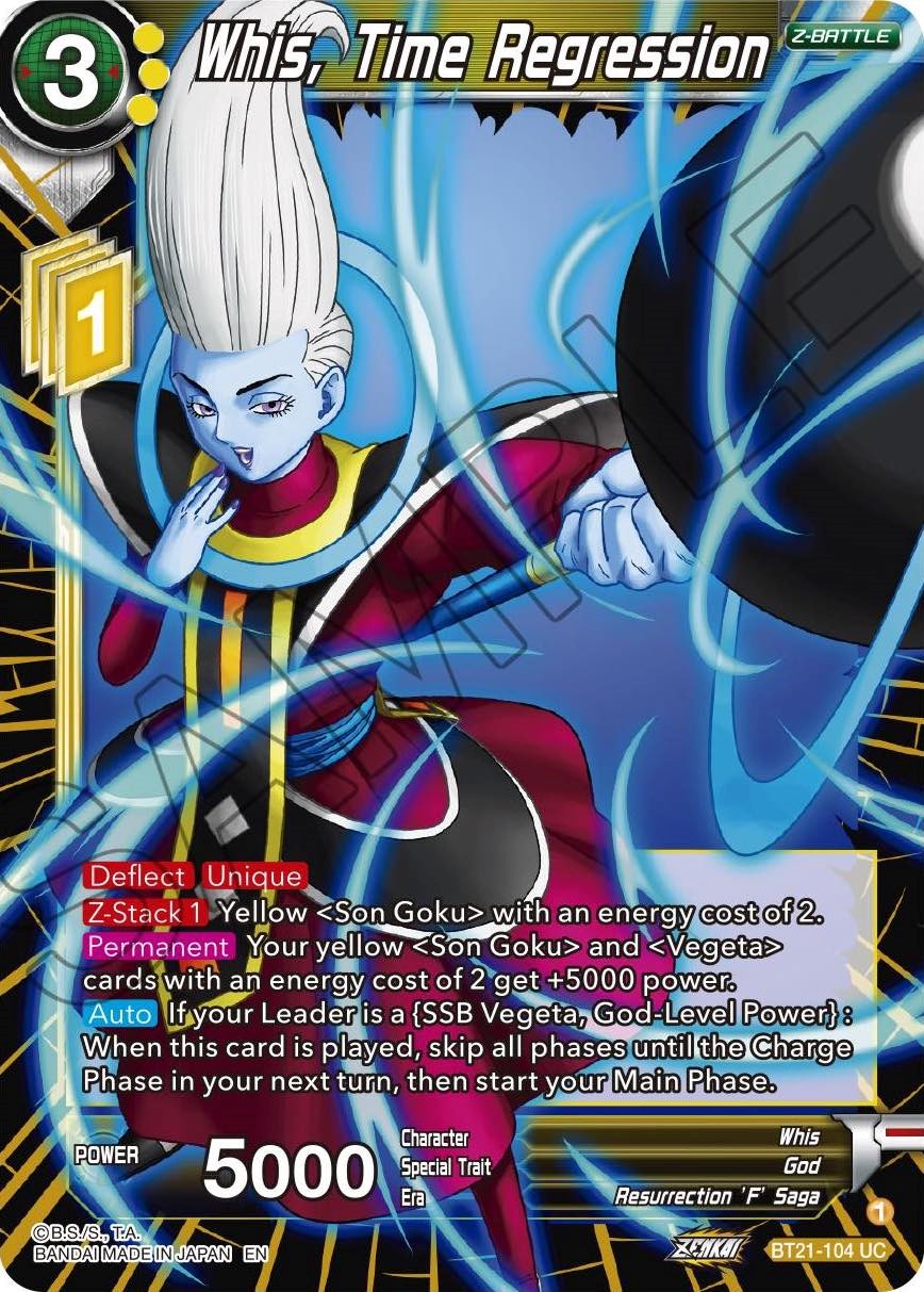 Whis, Time Regression (BT21-104) [Wild Resurgence] | Dragon's Lair Comics and Fantasy Houston TX