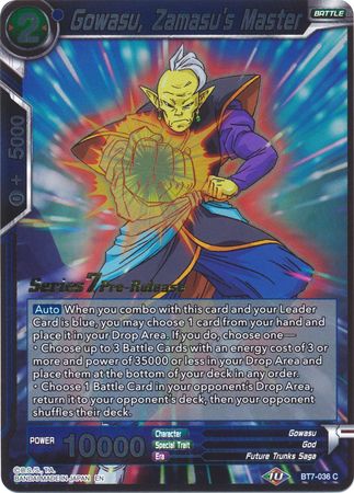 Gowasu, Zamasu's Master (BT7-036_PR) [Assault of the Saiyans Prerelease Promos] | Dragon's Lair Comics and Fantasy Houston TX