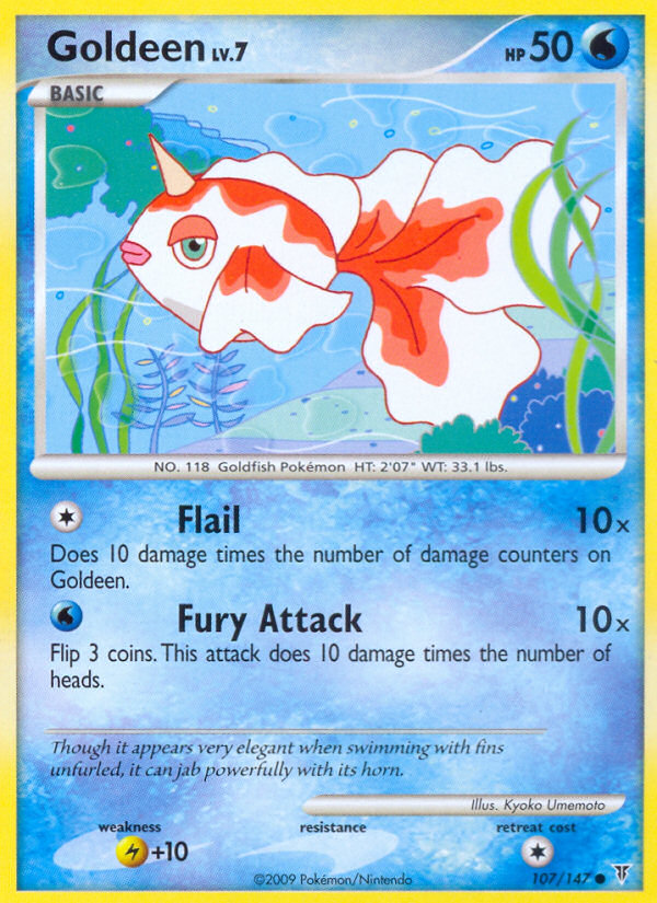 Goldeen (107/147) [Platinum: Supreme Victors] | Dragon's Lair Comics and Fantasy Houston TX