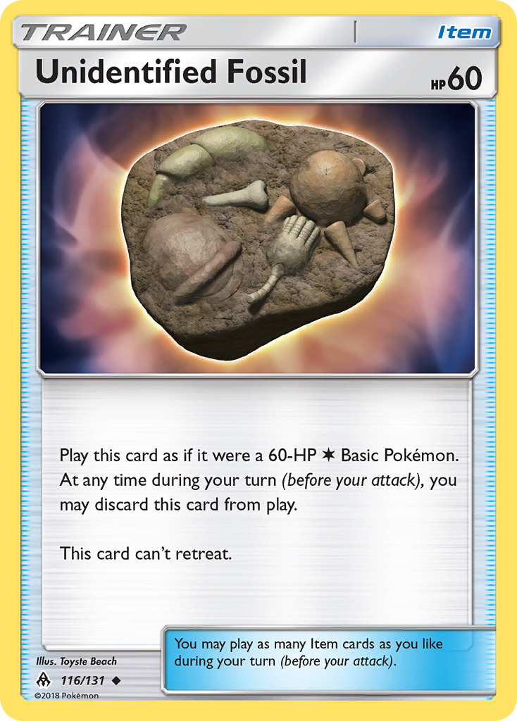 Unidentified Fossil (116/131) [Sun & Moon: Forbidden Light] | Dragon's Lair Comics and Fantasy Houston TX