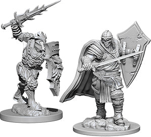 Wizkids Dungeons and Dragons Nolzur`s Marvelous Unpainted Miniatures: W6 Death Knight & Helmed Horror | Dragon's Lair Comics and Fantasy Houston TX