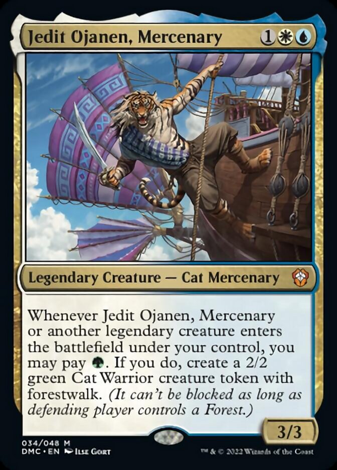 Jedit Ojanen, Mercenary [Dominaria United Commander] | Dragon's Lair Comics and Fantasy Houston TX