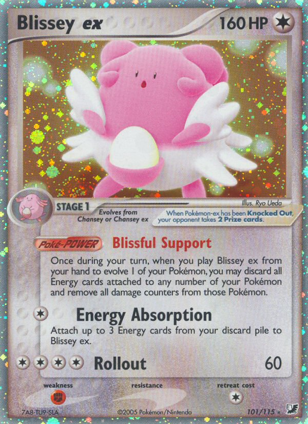 Blissey ex (101/115) [EX: Unseen Forces] | Dragon's Lair Comics and Fantasy Houston TX