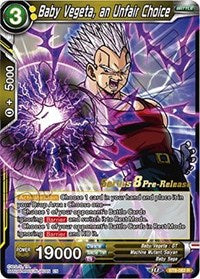 Baby Vegeta, an Unfair Choice (BT8-082_PR) [Malicious Machinations Prerelease Promos] | Dragon's Lair Comics and Fantasy Houston TX