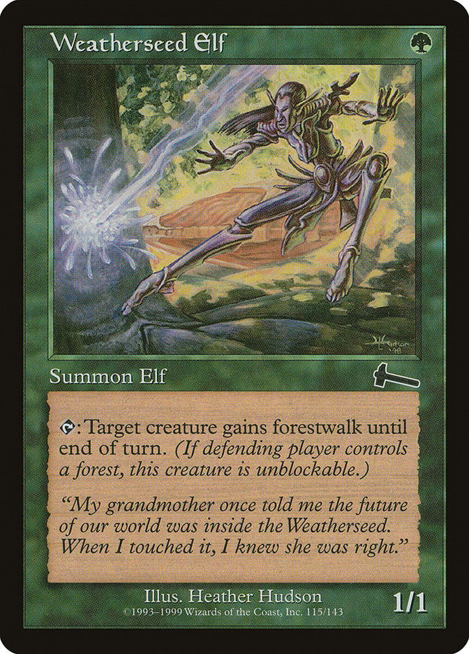 Weatherseed Elf [Urza's Legacy] | Dragon's Lair Comics and Fantasy Houston TX