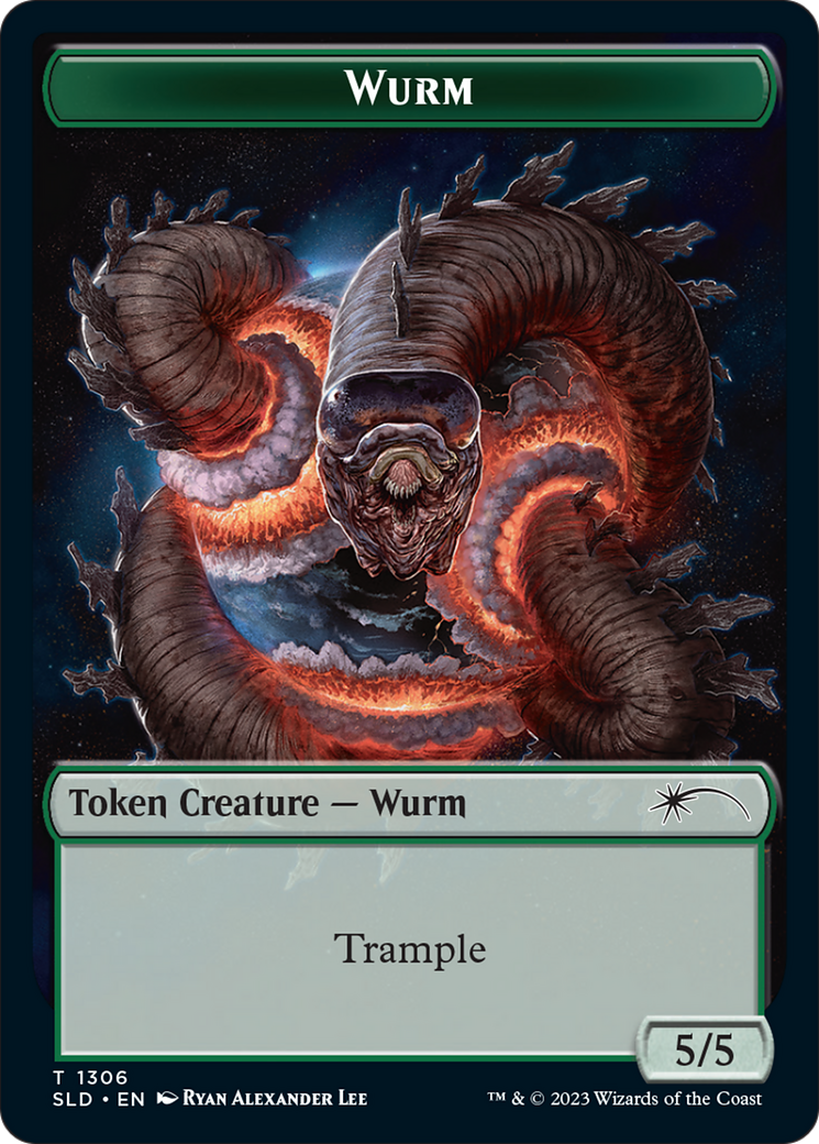 Wurm Token [Secret Lair Drop Series] | Dragon's Lair Comics and Fantasy Houston TX