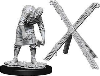 WizKids Deep Cuts Unpainted Miniatures: W6 Assistant & Torture Cross | Dragon's Lair Comics and Fantasy Houston TX