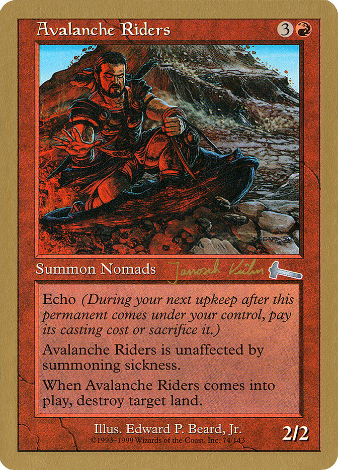 Avalanche Riders (Janosch Kuhn) [World Championship Decks 2000] | Dragon's Lair Comics and Fantasy Houston TX