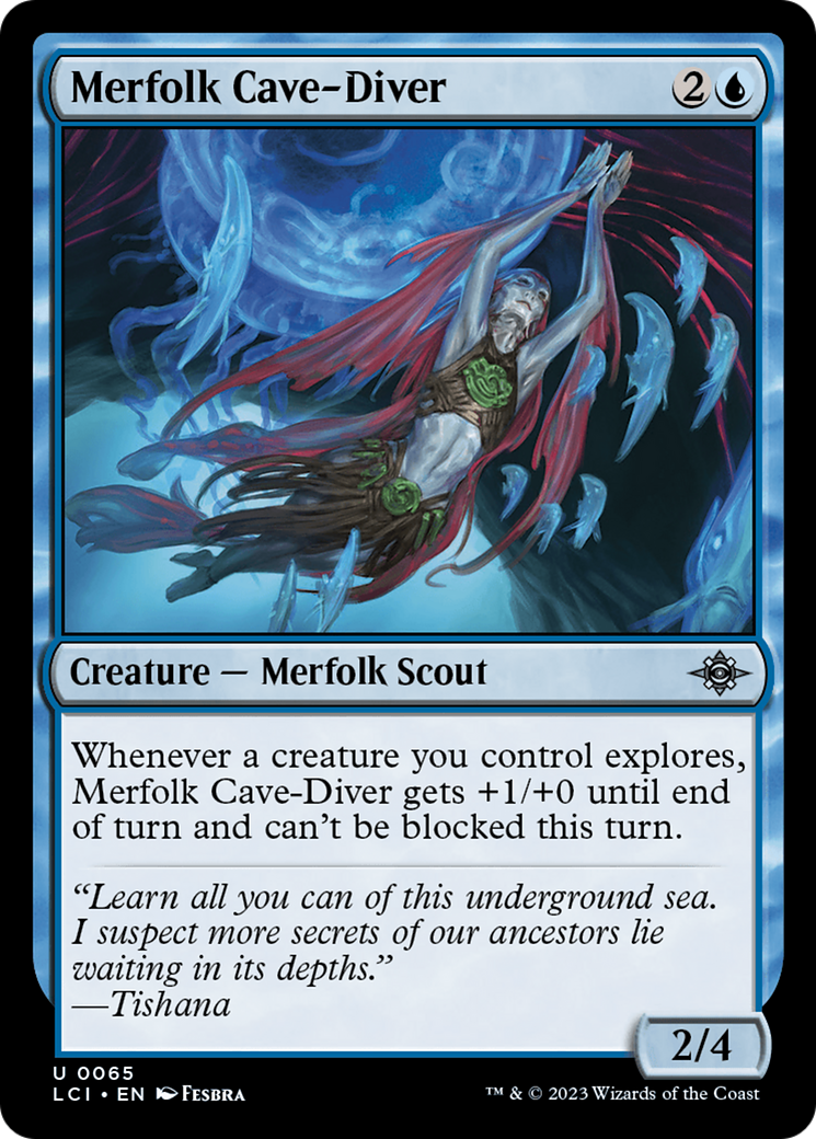 Merfolk Cave-Diver [The Lost Caverns of Ixalan] | Dragon's Lair Comics and Fantasy Houston TX