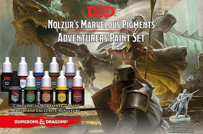 Wizkids Dungeons & Dragons Nolzur`s Marvelous Pigments: Adventurers Paint Set | Dragon's Lair Comics and Fantasy Houston TX