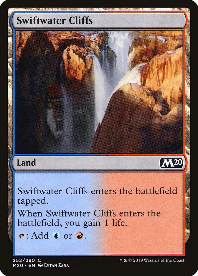 Swiftwater Cliffs [Core Set 2020] | Dragon's Lair Comics and Fantasy Houston TX