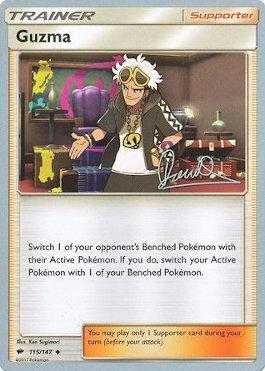 Guzma (115/147) (Infinite Force - Diego Cassiraga) [World Championships 2017] | Dragon's Lair Comics and Fantasy Houston TX