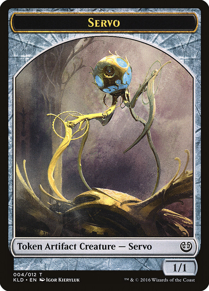 Servo Token (004/012) [Kaladesh Tokens] | Dragon's Lair Comics and Fantasy Houston TX