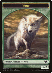 Spider // Wolf Double-Sided Token [Commander 2015 Tokens] | Dragon's Lair Comics and Fantasy Houston TX