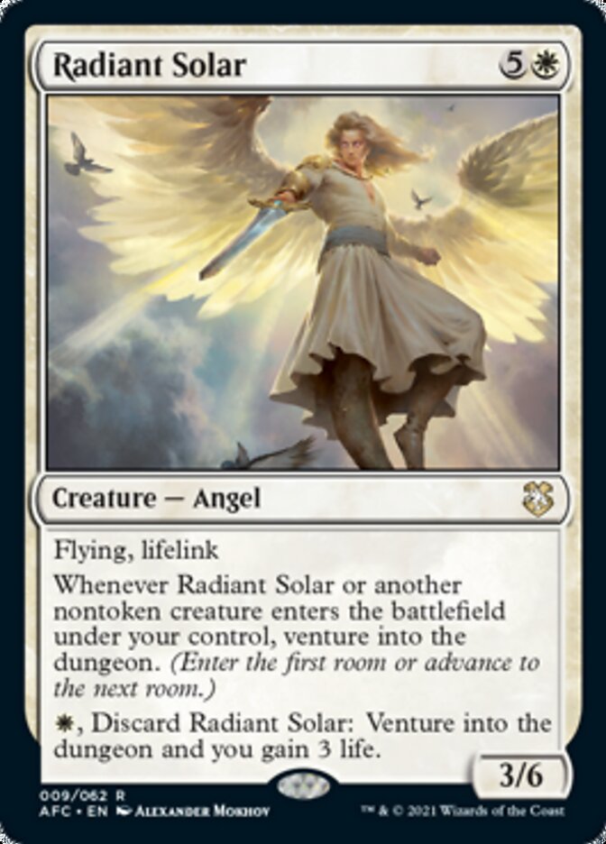 Radiant Solar [Dungeons & Dragons: Adventures in the Forgotten Realms Commander] | Dragon's Lair Comics and Fantasy Houston TX