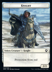 Zombie Knight // Knight Double-Sided Token [Dominaria United Commander Tokens] | Dragon's Lair Comics and Fantasy Houston TX